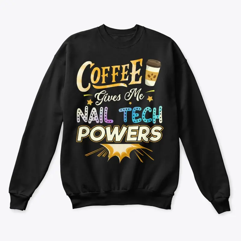 Funny Nail Tech Gift - Coffee Gives Me