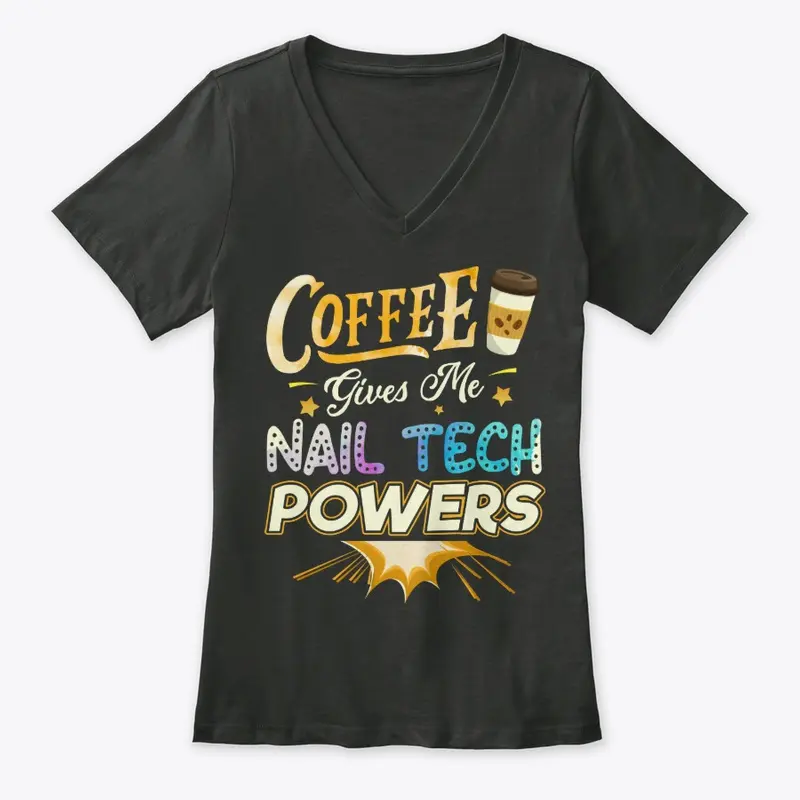 Funny Nail Tech Gift - Coffee Gives Me